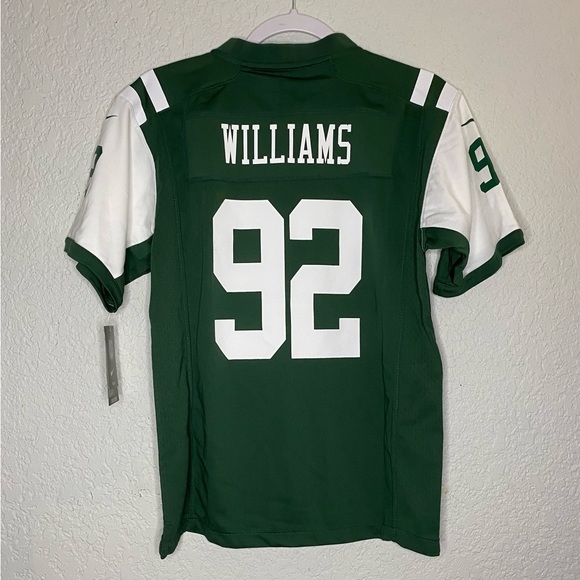 NY Jets Leonard Williams Jersey #92 NWT Authentic Size L/YTH 14/16 Nike On Field - Picture 2 of 6
